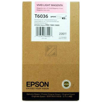 Epson Tintenpatrone magenta light HC (C13T603600, T6036)