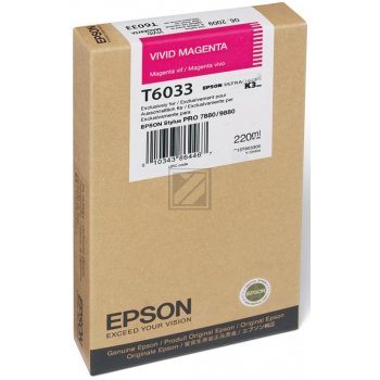 Epson Tintenpatrone magenta HC (C13T603300, T6033)