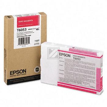 Epson Tintenpatrone magenta HC (C13T605300, T6053)