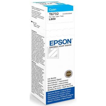 Epson Tintennachfüllfläschchen cyan (C13T67324A10, T6732)