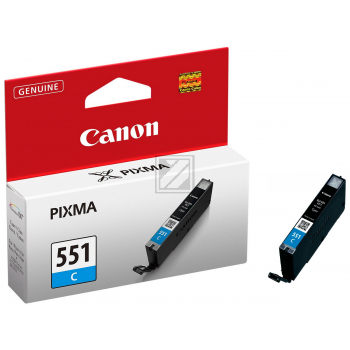 Canon Tintenpatrone cyan (6509B001, CLI-551C)