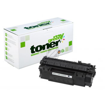 my green toner Toner-Kartusche schwarz (130700) ersetzt 53A, EP-715