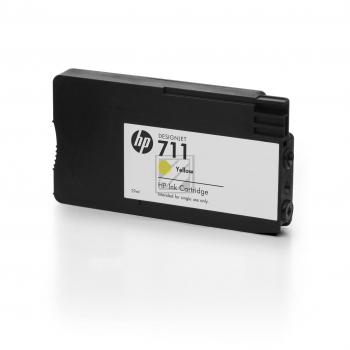 HP Tintenpatrone 3 x gelb (CZ136A, 711)