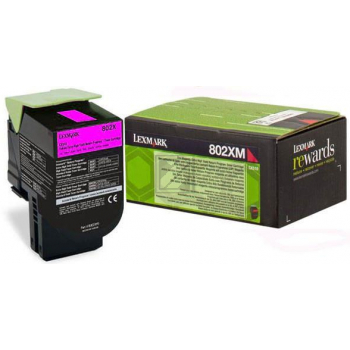 Lexmark Toner-Kit Return magenta HC plus + (80C2XM0, 802XM)