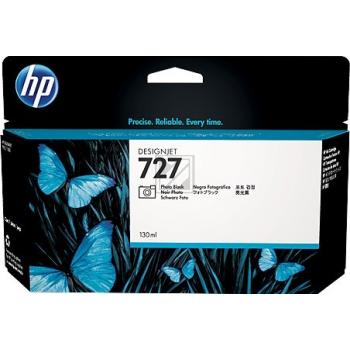 HP Tintenpatrone photo schwarz HC (B3P23A, 727)