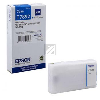 Epson Tintenpatrone cyan HC plus (C13T78924010, T7892)