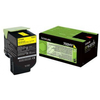 Lexmark Toner-Kit Corporate gelb HC (70C2HYE, 702HY)