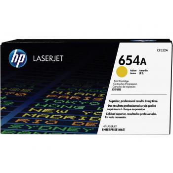 HP Toner-Kartusche gelb (CF332A, 654A)