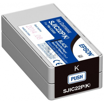 Epson Tintenpatrone schwarz (C33S020601, SJIC22P(K))