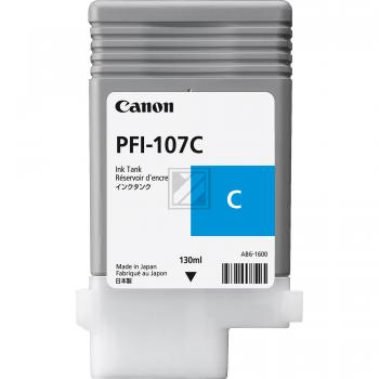 Canon Tintenpatrone cyan (6706B001, PFI-107C)