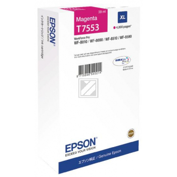 Epson Tintenpatrone magenta HC (C13T755340, T7553)