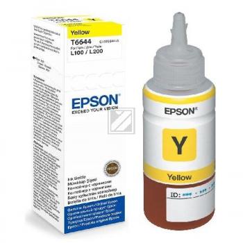 Epson Tintennachfüllfläschchen gelb (C13T664440, 664)