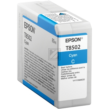 Epson Tintenpatrone cyan (C13T850200, T8502)