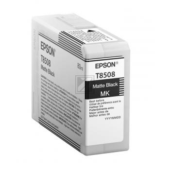 Epson Tintenpatrone schwarz matt (C13T850800, T8508) Qualitätsstufe: A MHD: 082027