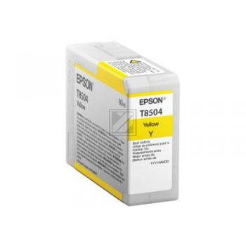 Epson Tintenpatrone gelb (C13T850400, T8504)