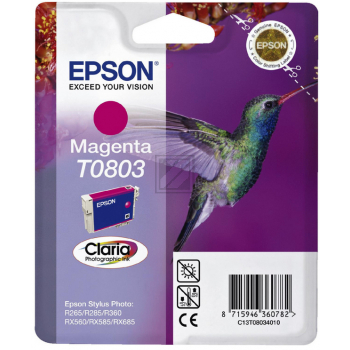 Epson Tintenpatrone magenta (C13T08034011, T0803)