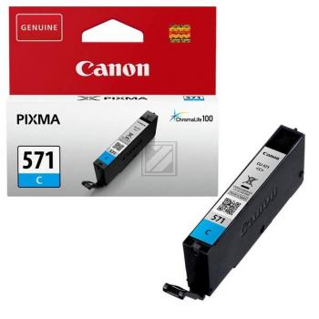 Canon Tintenpatrone cyan (0386C001, CLI-571C)