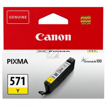 Canon Tintenpatrone gelb (0388C001, CLI-571Y)