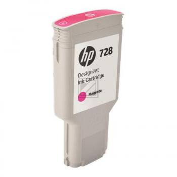 HP Tintenpatrone magenta HC (F9J66A, 728)