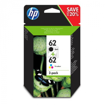 HP Tintendruckkopf cyan/magenta/gelb, schwarz (N9J71AE, 62)