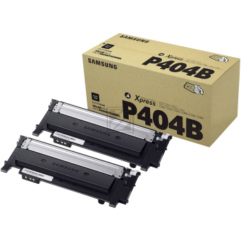 Samsung Toner-Kit 2 x schwarz (CLT-P404B, P404)