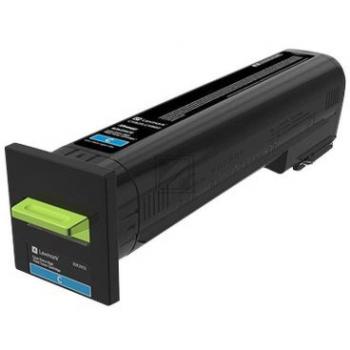 Lexmark Toner-Kit Corporate cyan HC plus (82K2XCE) Qualitätsstufe: B