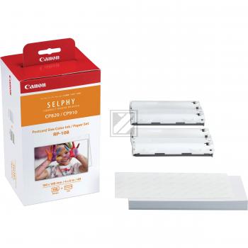 Canon Fotopapier 100 x 150mm wei, farbig (8568B001, RP-108)