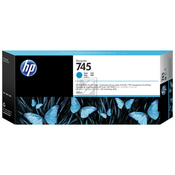 HP Tintendruckkopf cyan HC (F9K03A, 745)