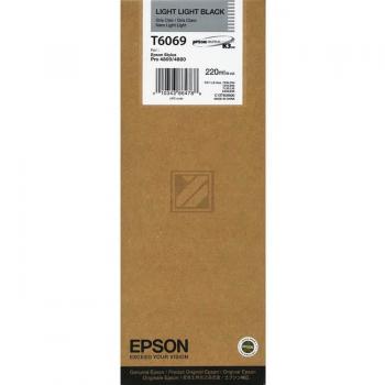 Epson Tintenpatrone schwarz light, light HC (C13T606900, T6069)