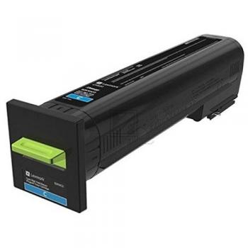 Lexmark Toner-Kit Corporate cyan HC (72K2XCE) Qualitätsstufe: A