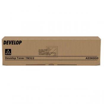 Develop Toner-Kit schwarz (A33K0D0, TN-322) Qualitätsstufe: B