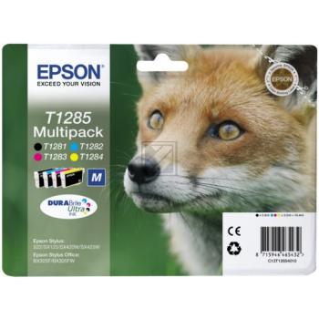 Epson Tintenpatrone gelb, magenta, schwarz, cyan (C13T12854012, T1285)