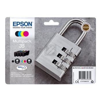 Epson Tintenpatrone gelb, magenta, schwarz, cyan (C13T35864010, 35)