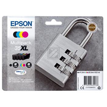 Epson Tintenpatrone gelb, magenta, schwarz, cyan HC (C13T35964010, 35XL)