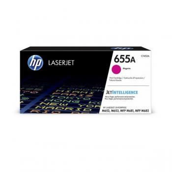 HP Toner-Kartusche magenta (CF453A, 655A) Qualitätsstufe: A Verpackung: Schwarz Weiß