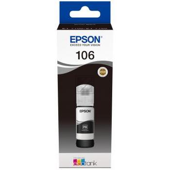 Epson Tintennachfllflschchen schwarz (C13T00R140, 106)