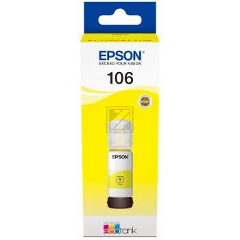 Epson Tintennachfllflschchen gelb (C13T00R440, 106)