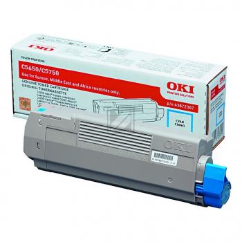 OKI Toner-Kit cyan (43865707)