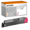 ORIGINAL Prindo Toner Magenta PRTKYTK590M Basic ~5000 Seiten Prindo BASIC: DIE preiswerte Alternative, Top Qualitï¿½t, ggf. keine Fï¿½llstandsanzeige - kompatibel mit Kyocera TK-590m (1T02KVBNL0)