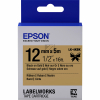Epson Schriftbandkassette 12mm (C53S654001, LK-4KBK)