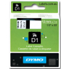 Dymo Schriftbandkassette schwarz/transparent (45010)