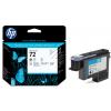 HP Tintendruckkopf grau/schwarz photo (C9380A, 72)