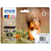 Epson Tintenpatrone gelb, gelb light, magenta light, magenta, schwarz, cyan (C13T37884010, 378)