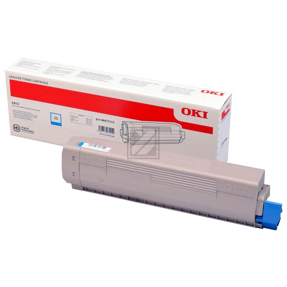 Original OKI 46471115 Toner Cyan