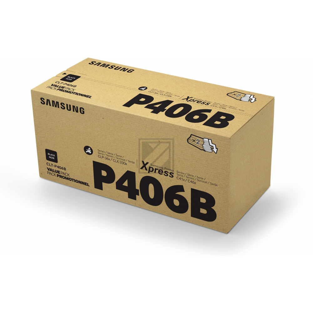 Original HP SU374A / (P406B) Toner Schwarz 2er Set