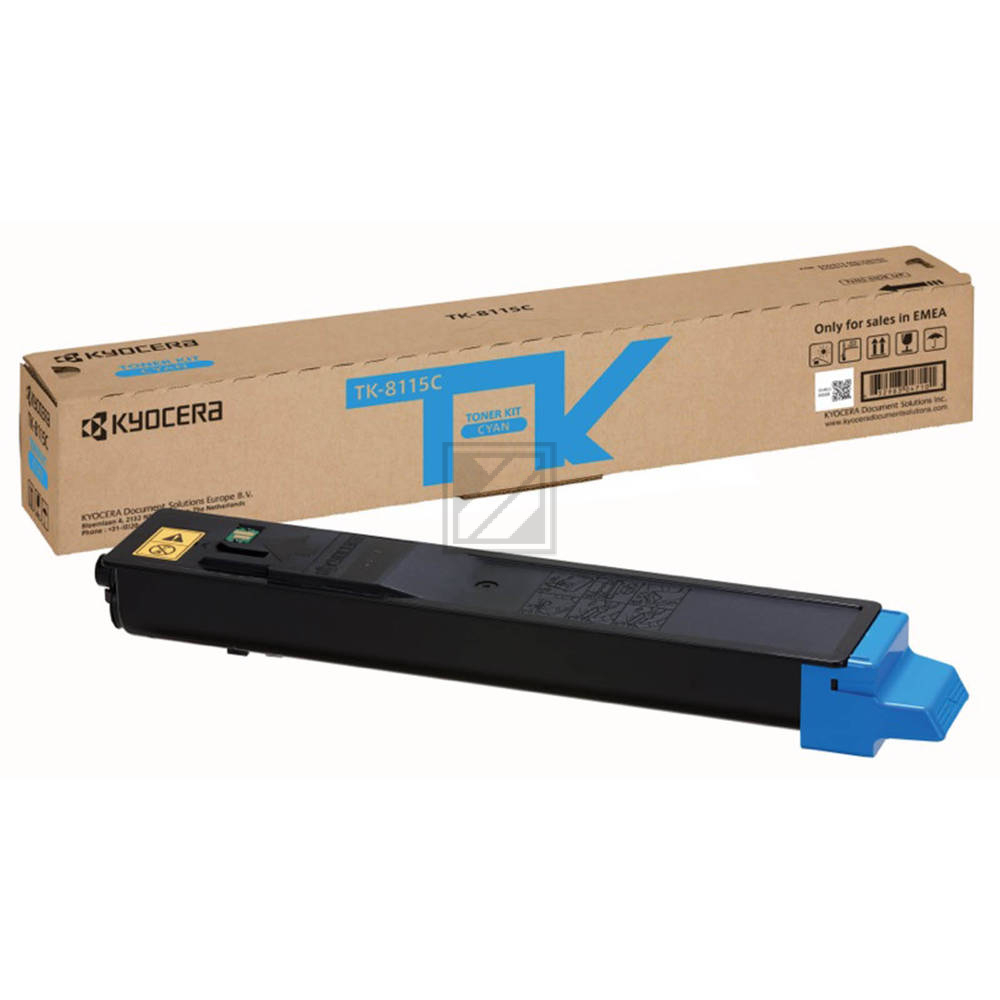 Original Kyocera 1T02P3CNL0 / TK-8115Y Toner Cyan
