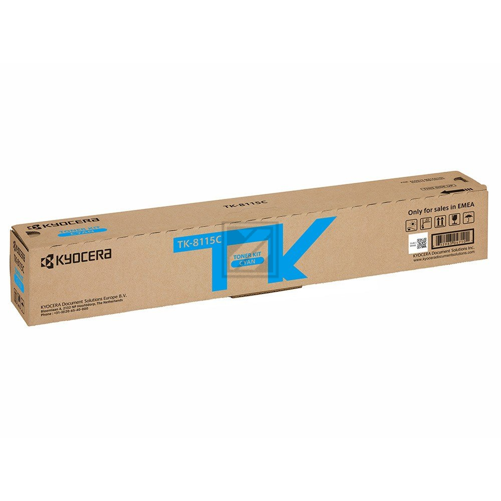 Original Kyocera 1T02P3CNL0 / TK-8115Y Toner Cyan