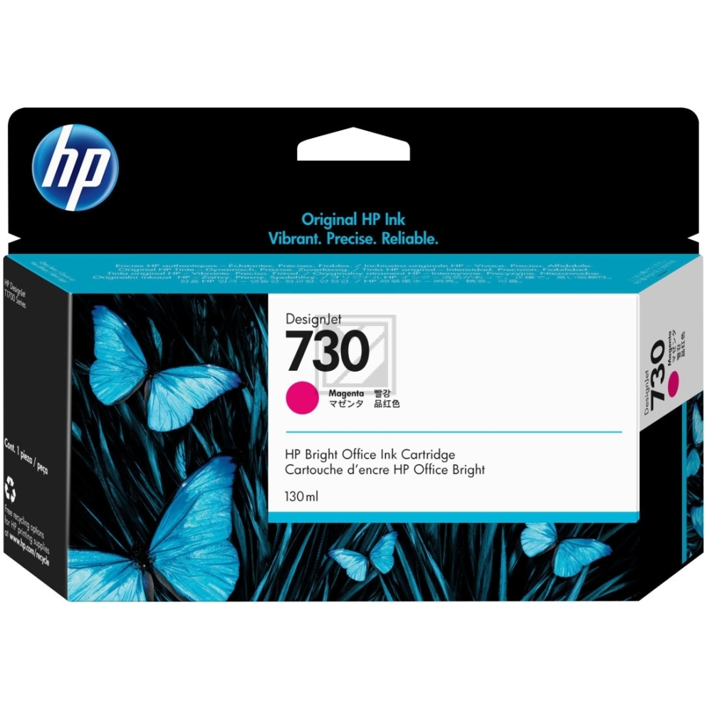 Original HP P2V63A730 / 730 Tinte Magenta