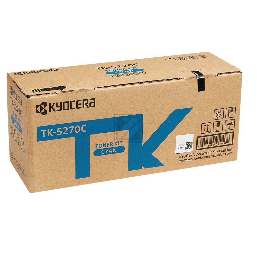 Original Kyocera 1T02TVCNL0 / TK-5270C Toner Cyan
