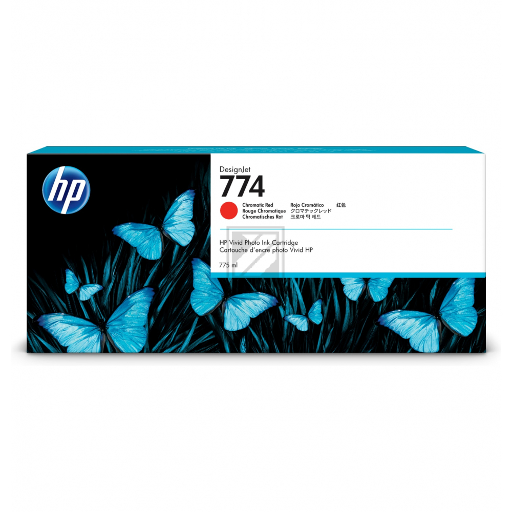 Original HP P2W02A / 774 Tinte Rot